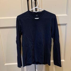 Uniqlo navy Long sleeve Tee